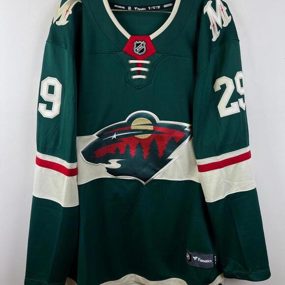 Minnesota Wild Marc-Andre Fleury #29 Fanatics Breakaway Jersey Green Sz XL NHL - Picture 1 of 9